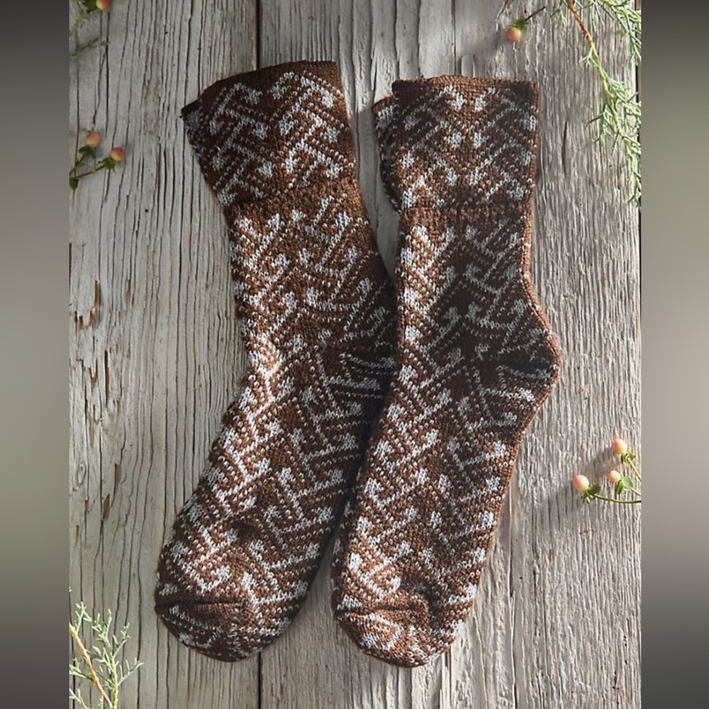 Anthropologie Patik Slipper Socks EUC